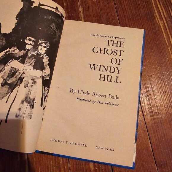 The Ghost at Windy Hill by Clyde Robert Bulla Spooky Halloween Book  Vintage 196 - Picture 4 of 10